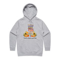 Travel Is Always A Good Idea - Womens Hoodie Grey Marle Womens Hoodie Printed In Australia