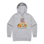 Travel Is Always A Good Idea - Womens Hoodie Grey Marle Womens Hoodie Printed In Australia