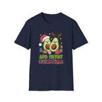 Avo Merry Christmas, Avocado - Unisex Softstyle T-Shirt