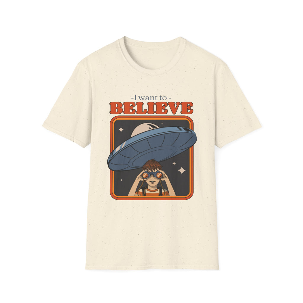 I Want To Believe, UFO - Unisex Softstyle T-Shirt