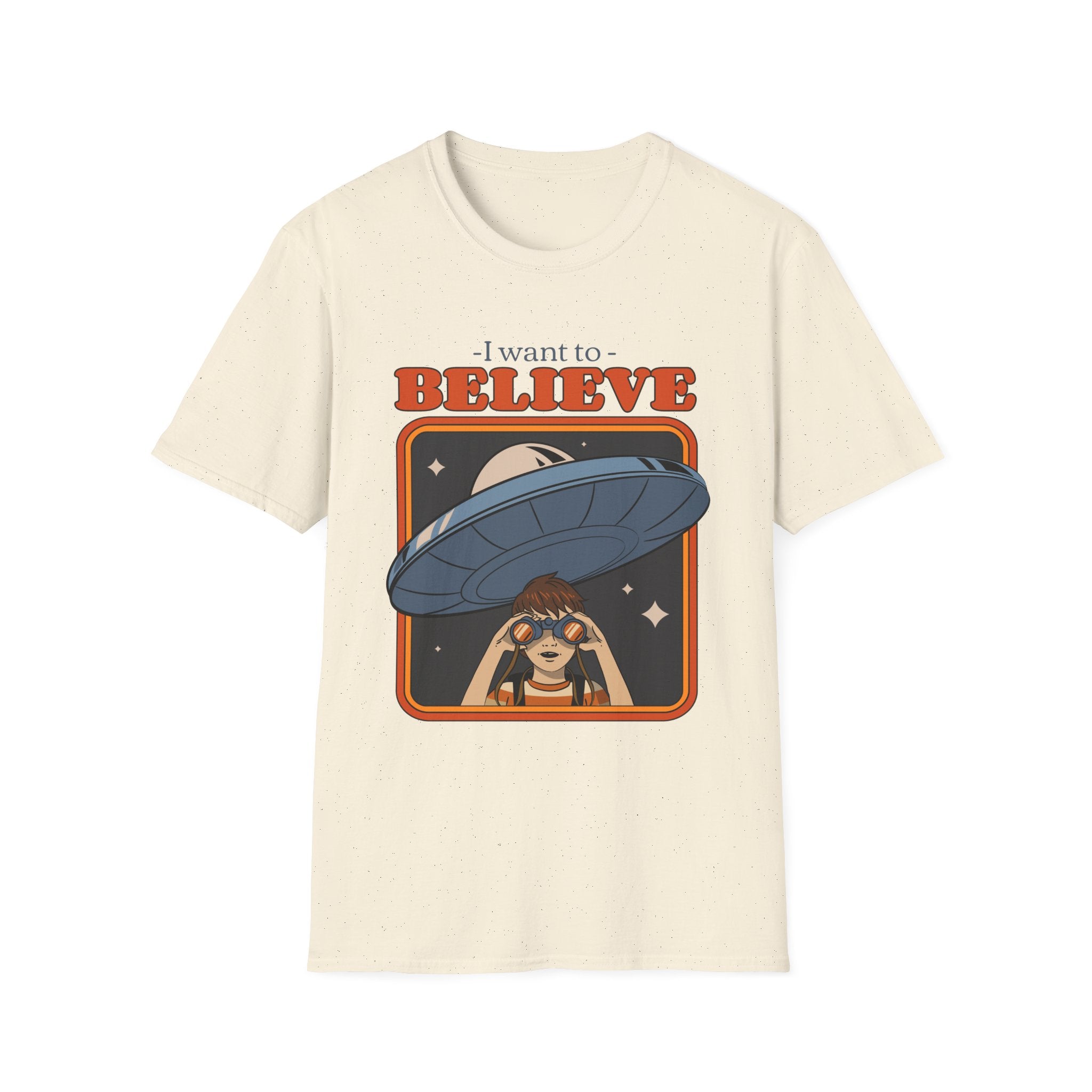 I Want To Believe, UFO - Unisex Softstyle T-Shirt
