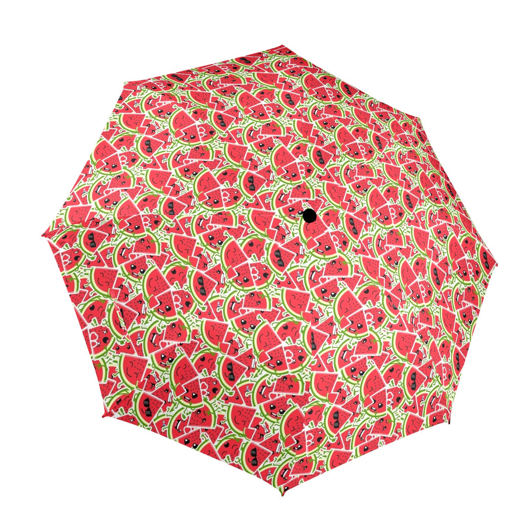 Busy Watermelon Umbrella One Size Umbrella Food Printed Offshore