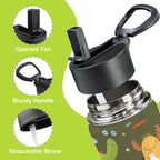 Monsters 12oz Kids Water Bottle with Straw Lid