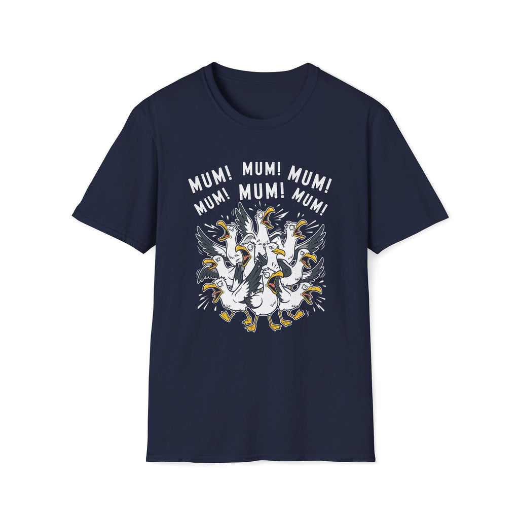 Mum Seagull Unisex T-Shirt Unisex Adult T-shirt animal Globally Fulfilled Mum
