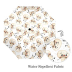 Cute Mushrooms - Semi-Automatic Foldable Umbrella (Model U12) Semi-Automatic Foldable Umbrella (U12)