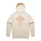 Forever Anxious - Mens Hoodie Ecru Mens Hoodie Printed In Australia