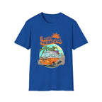 Hello Sunshine, Beach Van - Unisex Softstyle T-Shirt