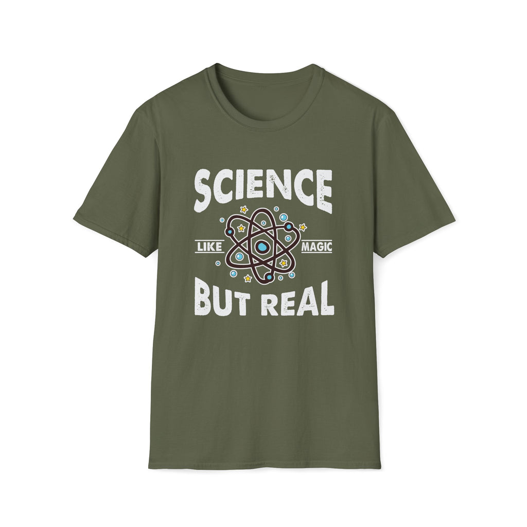 Science, Like Magic But Real Unisex T-Shirt Unisex Adult T-shirt Globally Fulfilled Science