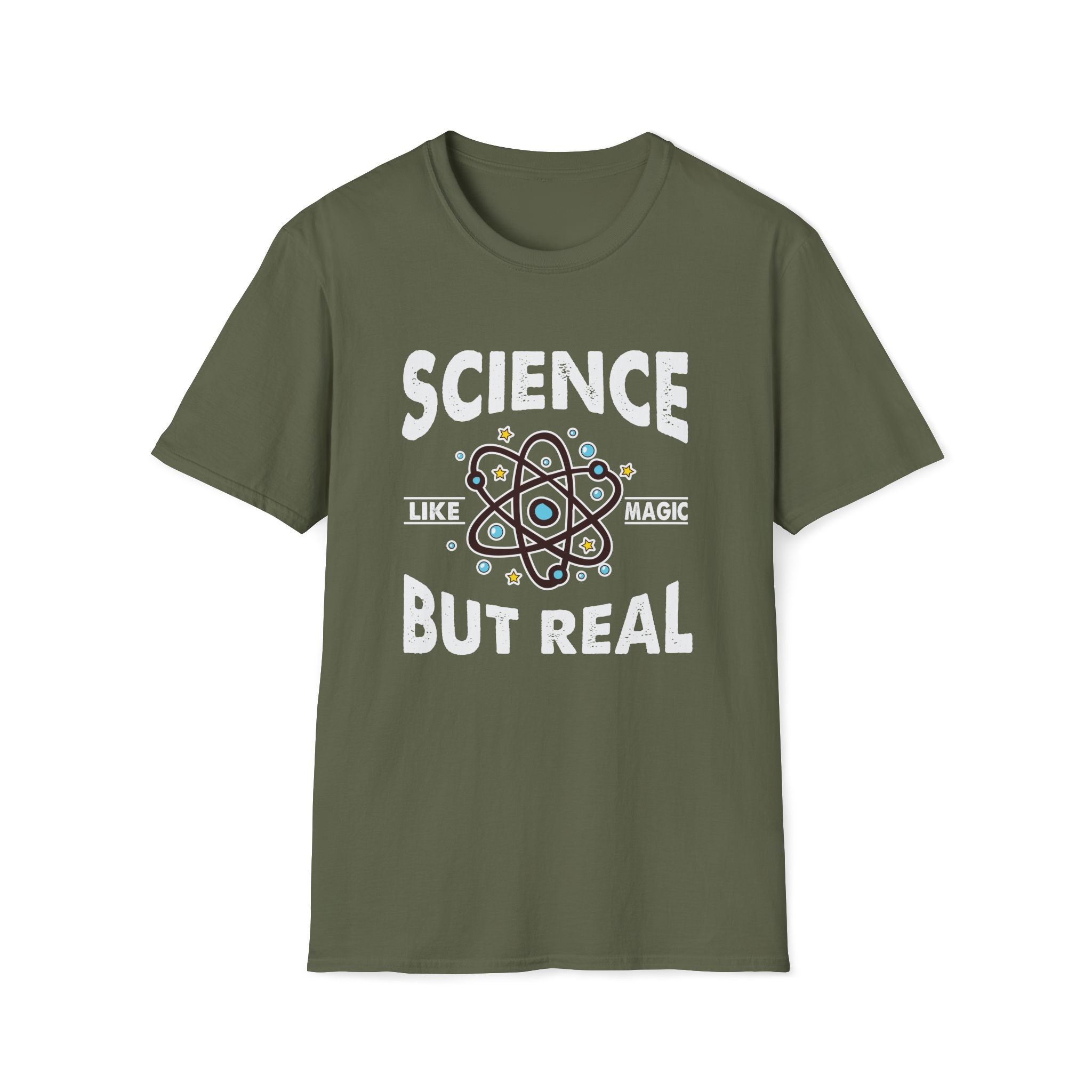 Science, Like Magic But Real Unisex T-Shirt Unisex Adult T-shirt Globally Fulfilled Science