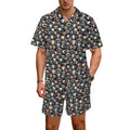 Eyes On Black Men's Hawaiian Shirt & Shorts Set Men's Hawaiian Shirt & Shorts Set Printed Offshore