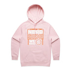 Come To The Nerd Side, We Have Pi - Womens Hoodie Pink Womens Hoodie Maths Printed In Australia Sci Fi