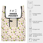 Avocado Love Foldable Shopping Bag