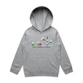 There Is Always A Solution, Science Kid's AS Colour Hoodie Grey Marle Kids Hoodie Printed In Australia