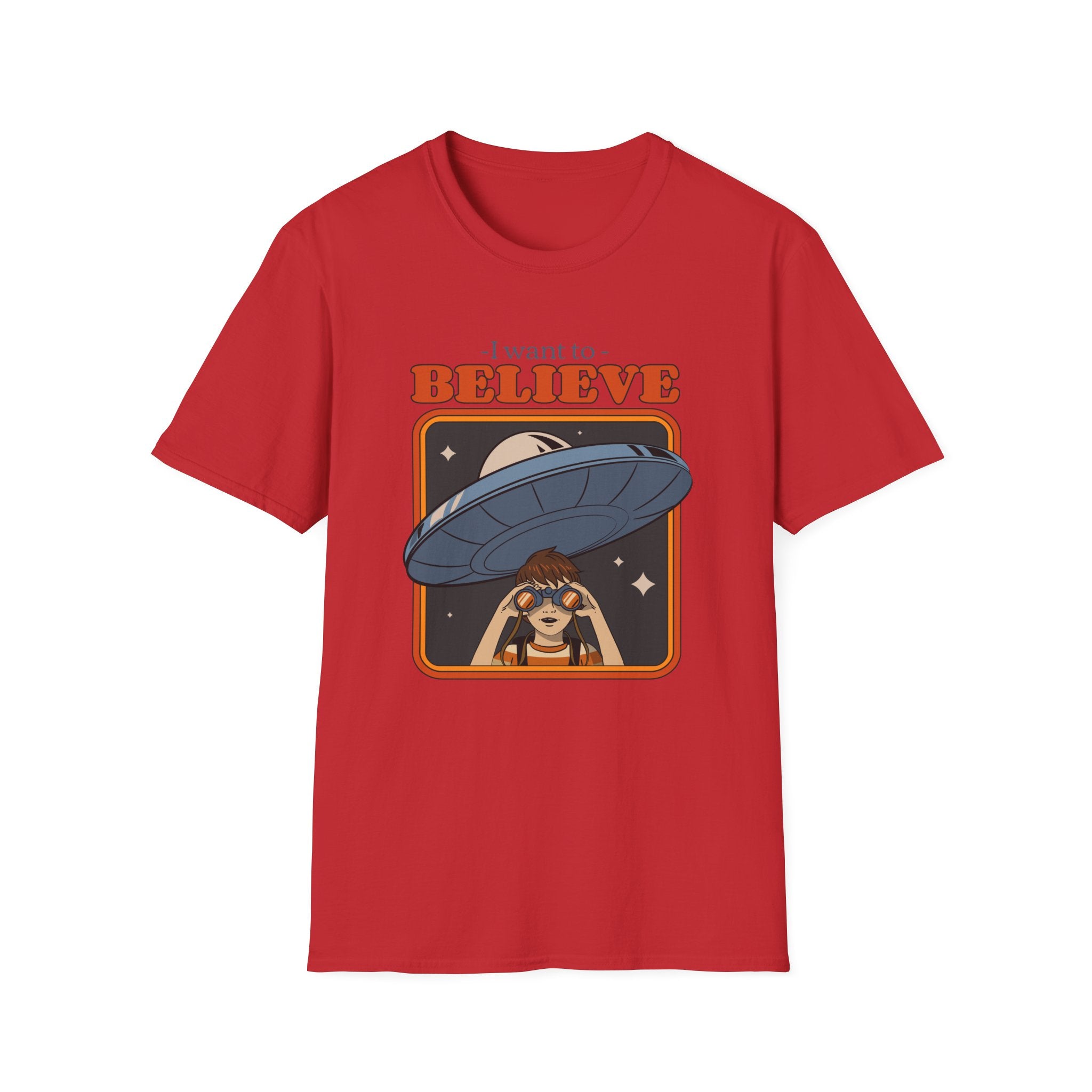 I Want To Believe, UFO - Unisex Softstyle T-Shirt