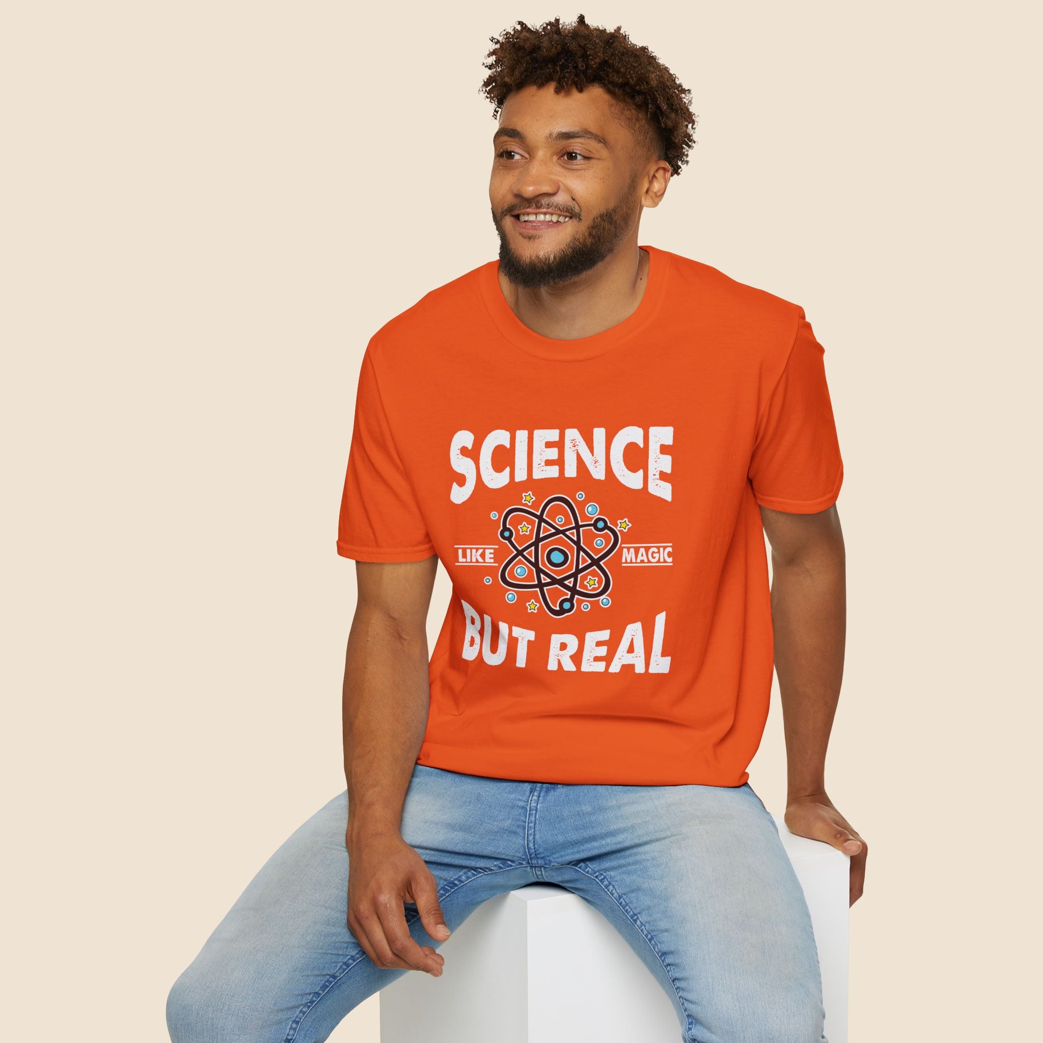 Science, Like Magic But Real Unisex T-Shirt Unisex Adult T-shirt Globally Fulfilled Science