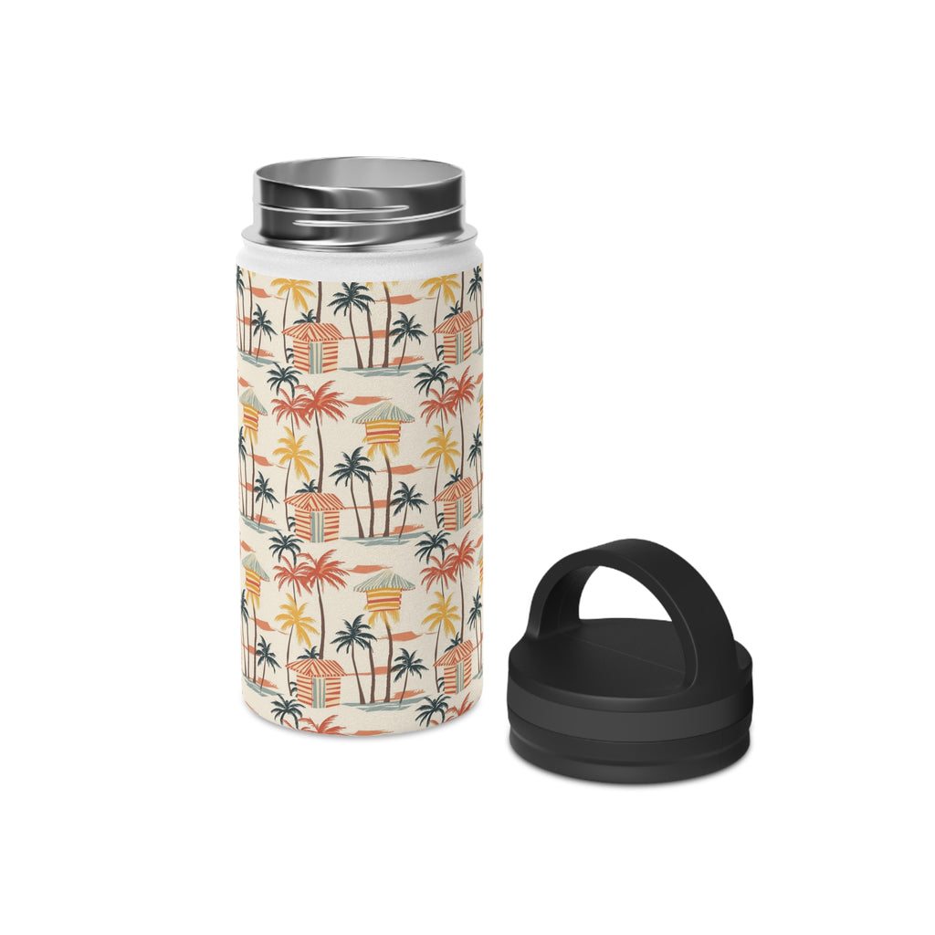 Beach Shack Stainless Steel Water Bottle, Handle Lid Stainless Steel Water Bottle With Handle Lid Globally Fulfilled Surf