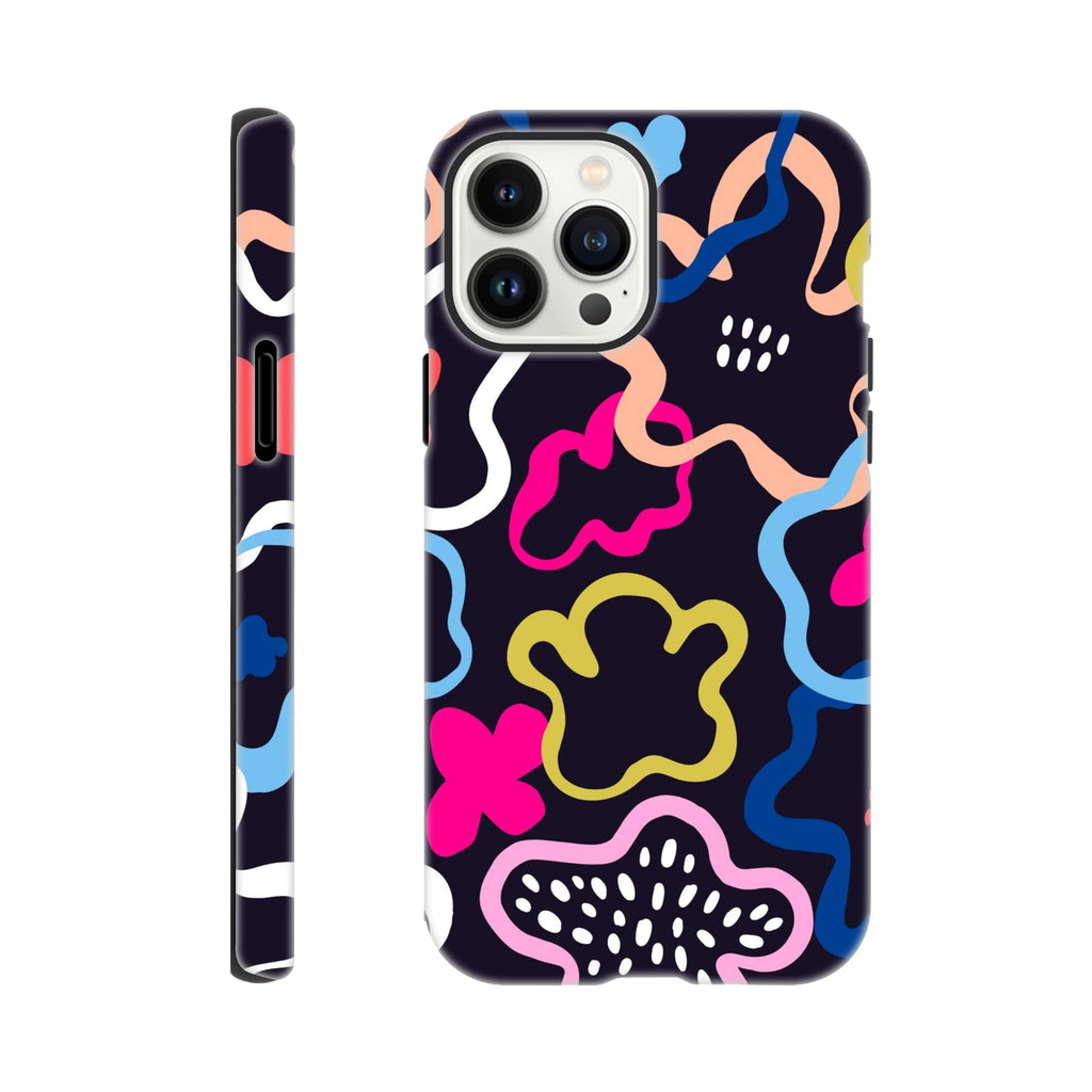 Colour Abstract Shapes - Apple iPhone Tough case iPhone 13 Pro Max iPhone Tough Case Globally Fulfilled