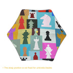 Colourful Chess Kids Safe Round Corner Umbrella Kids Safe Round Corner Umbrella Chess Games Printed Offshore