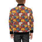 Comic Book Explosions Kids Bomber Jacket