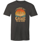 Chess, I Paused My Game To Be Here - Mens T-Shirt Charcoal Mens T-shirt Chess Games Printed In Australia