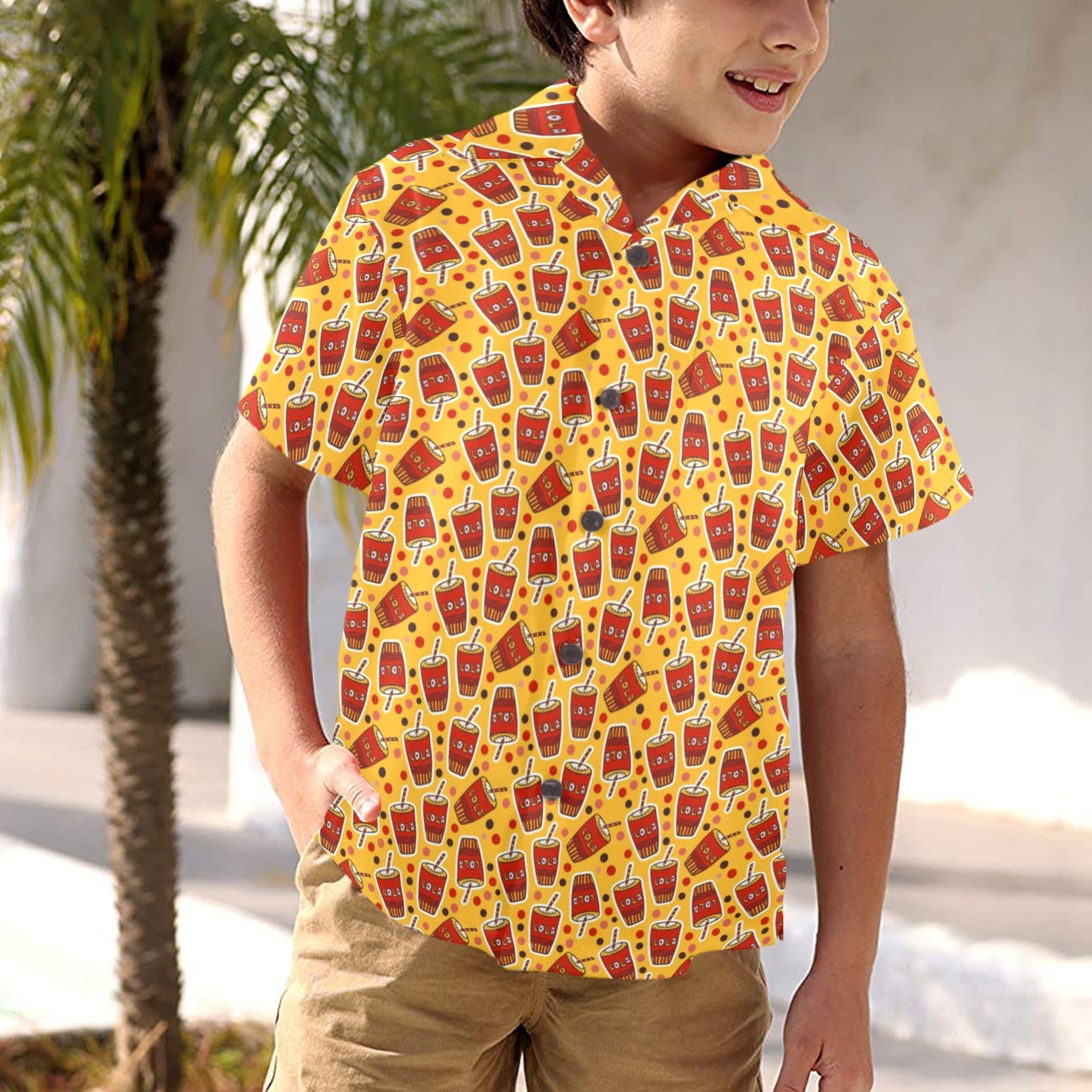 Cola - Junior Kids Hawaiian Shirt