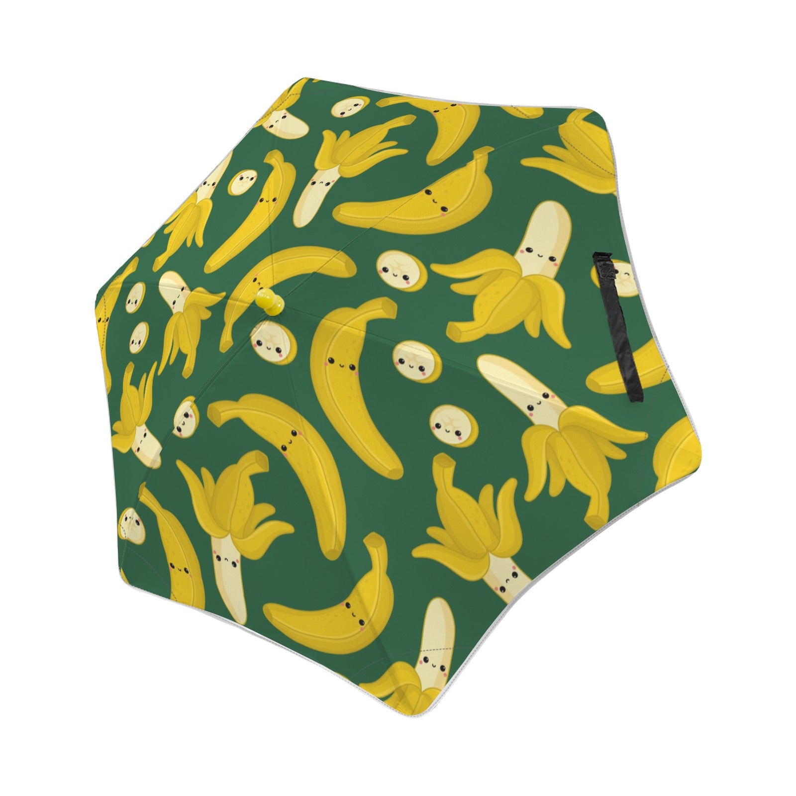 Happy Bananas Kids Safe Round Corner Umbrella One Size Kids Safe Round Corner Umbrella Food Printed Offshore