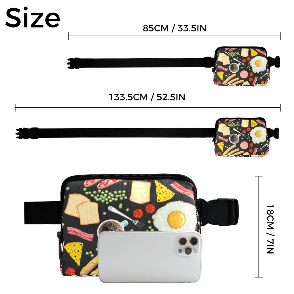Breakfast Food - Belt Bag