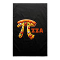 Pi Pizza - AS Colour Tea Towel Black One Size Tea Towel Food Maths Printed In Australia Science