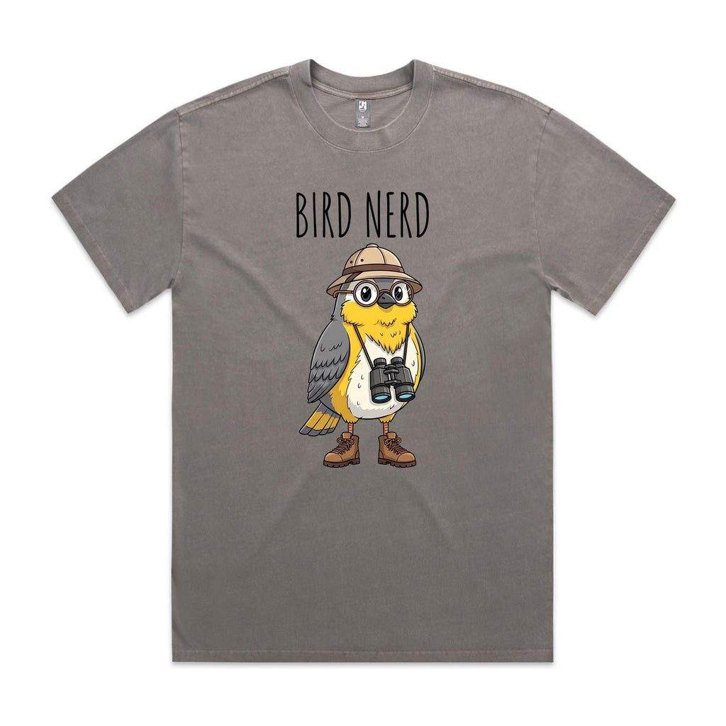 Bird Nerd - AS Colour Heavy Faded Tee