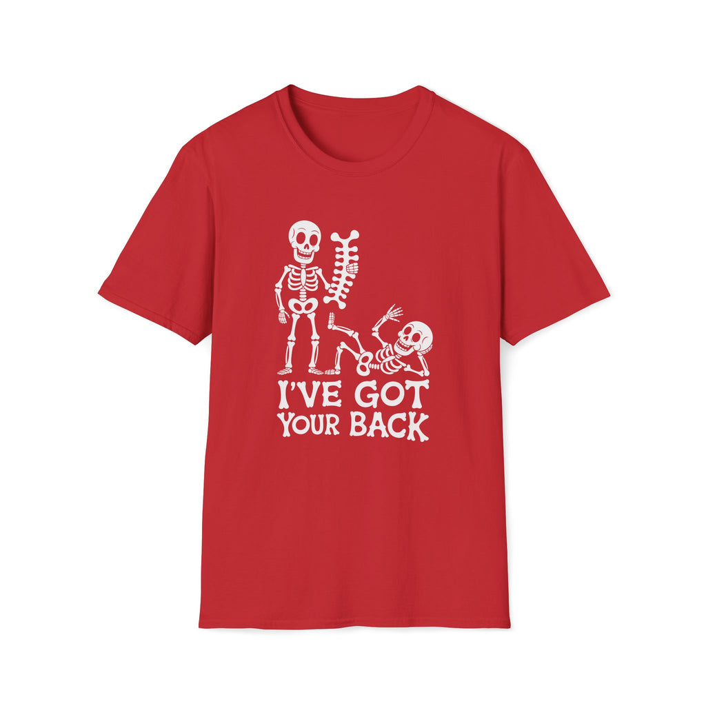 Skeleton, I've Got Your Back - Unisex Softstyle T-Shirt