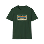 60th Birthday Made in 1966 Cassette Tape Unisex T-Shirt Forest Green Unisex Adult T-shirt Birthday Globally Fulfilled