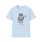 Not Before My Coffee, Cat - Unisex Softstyle T-Shirt