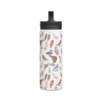 Birds Of A Feather Stainless Steel Water Bottle, Handle Lid Stainless Steel Water Bottle With Handle Lid animal Birds Globally Fulfilled