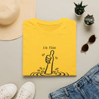 I'm Fine Drowning Thumbs Up Unisex T-shirt Unisex Adult T-shirt Globally Fulfilled Positivity