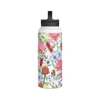 Australian Native Flowers Stainless Steel Water Bottle, Handle Lid Stainless Steel Water Bottle With Handle Lid Globally Fulfilled Plants