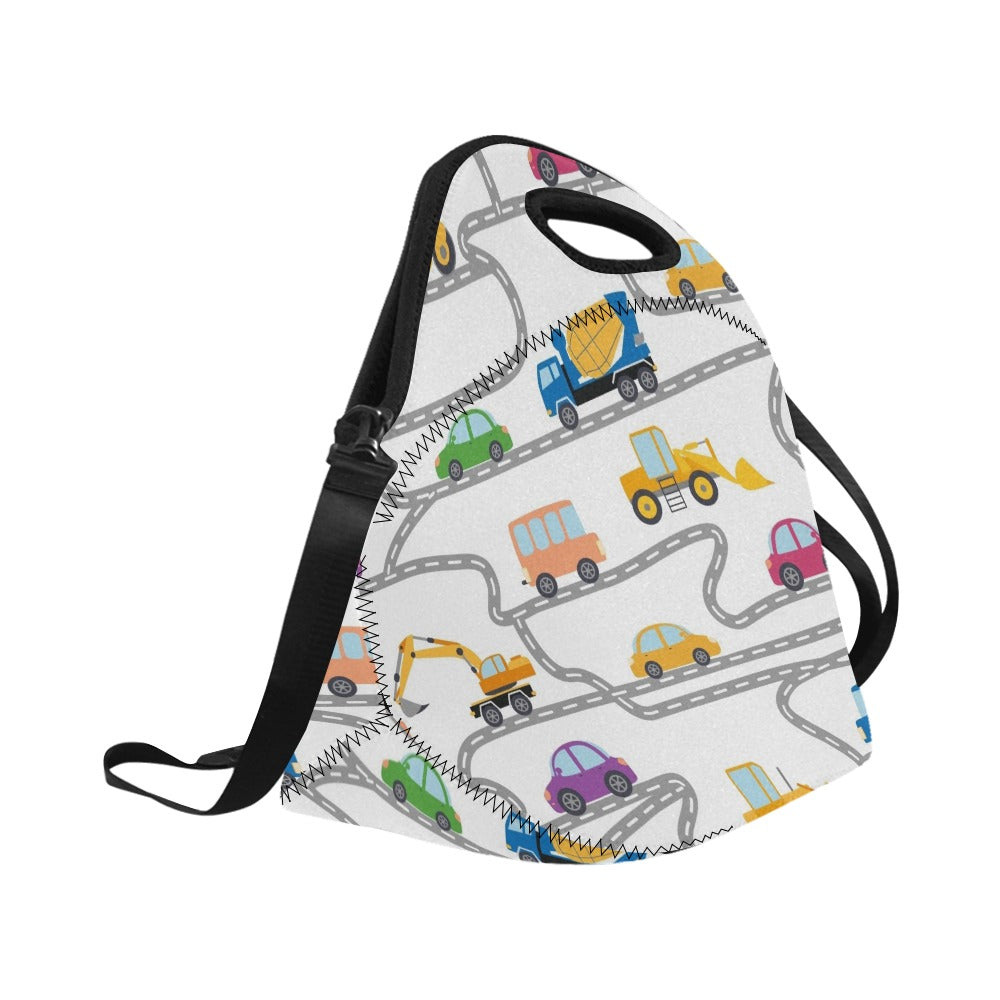 On The Road - Neoprene Lunch Bag Neoprene Lunch Bag Printed Offshore