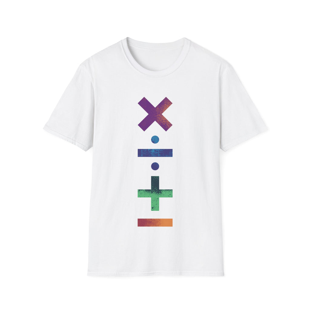 Maths Symbols - Unisex Softstyle T-Shirt