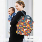 Comic Book Explosions Multi-Function Backpack, Nappy / Diaper Bag Multi-function Backpack, Nappy / Diaper Bag comic Printed Offshore