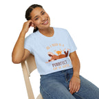 All I Need Is A Purrfect Cup Of Coffee - Unisex Softstyle T-Shirt