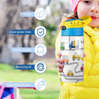 On The Road - Little Kids Water Bottle Little Kids Water Bottle Printed Offshore