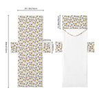 Eggs Abstract Beach Chair Towel Cover with Side Pockets