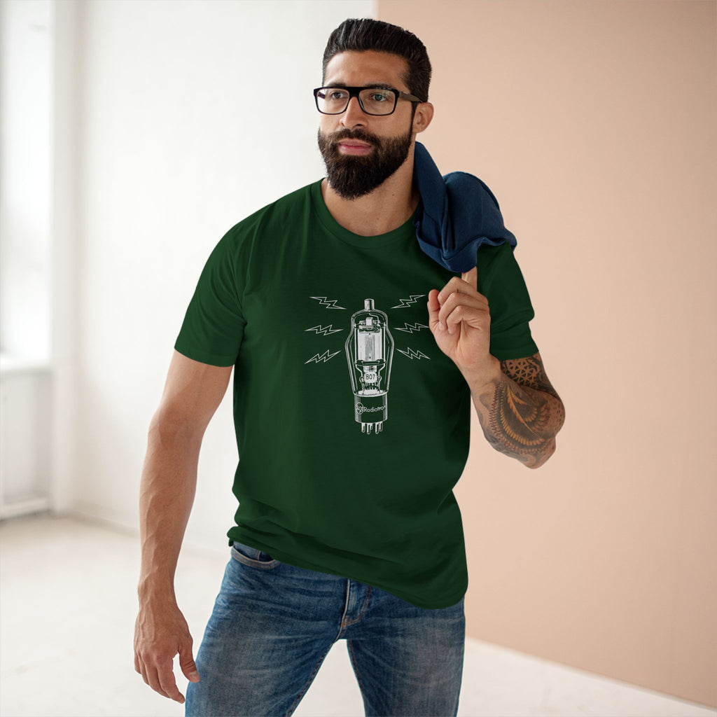Vintage Tube Valve - Men's Staple Tee Forest Green Mens Premium T-Shirt Music Printed in AU and US