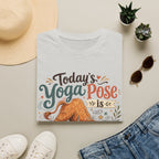 Highland Cow Downward Spiral Yoga Pose Unisex T-Shirt Unisex Adult T-shirt animal Fitness Globally Fulfilled