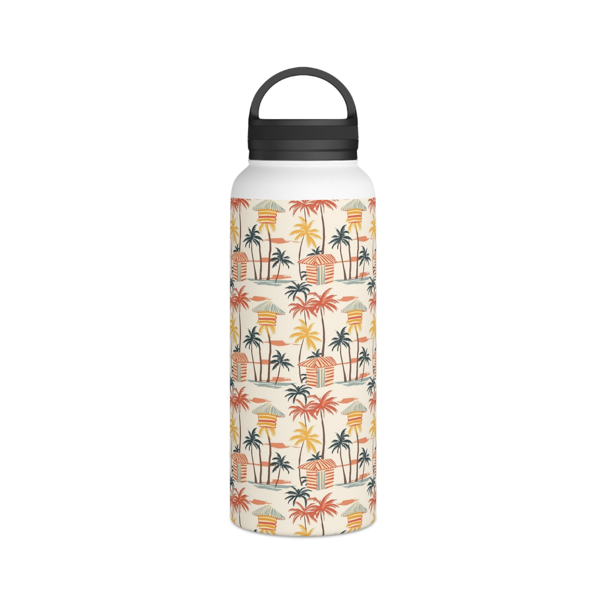 Beach Shack Stainless Steel Water Bottle, Handle Lid Stainless Steel Water Bottle With Handle Lid Globally Fulfilled Surf