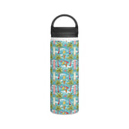 Summer Surf Stainless Steel Water Bottle, Handle Lid Stainless Steel Water Bottle With Handle Lid Globally Fulfilled Summer Surf