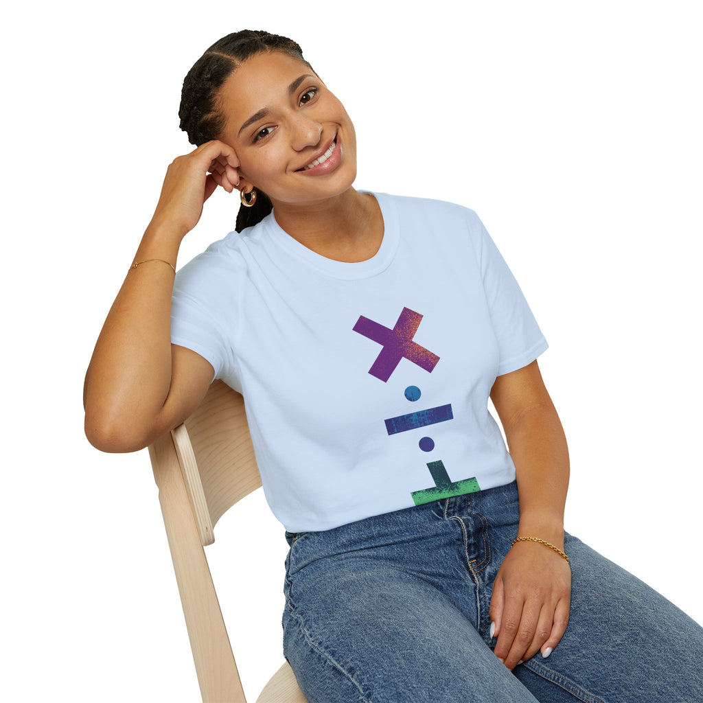 Maths Symbols - Unisex Softstyle T-Shirt