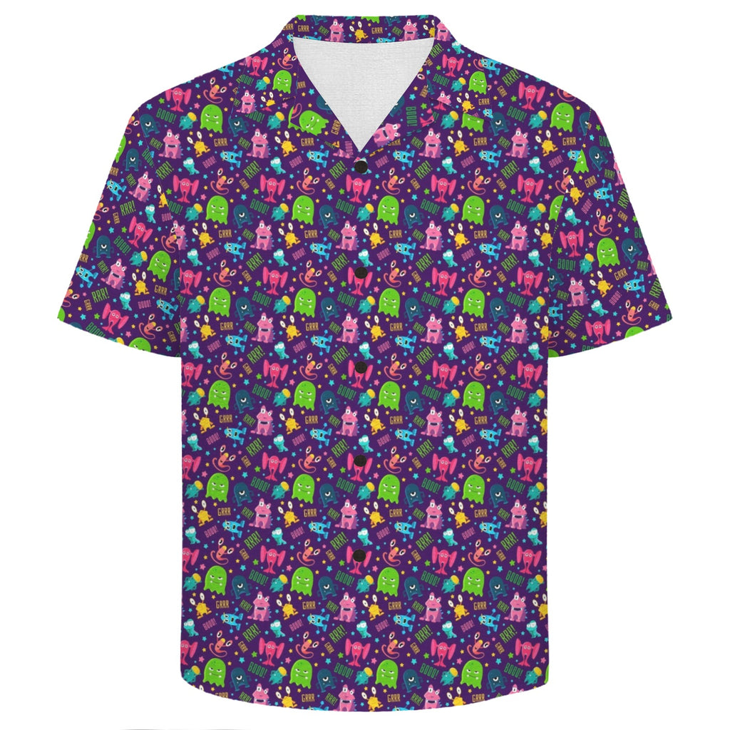 Cheeky Aliens Men's Crinkle Hawaiian Shirt