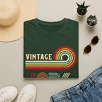 Turning 50 Vintage 1976 Retro Stripes Unisex T-Shirt Unisex Adult T-shirt Birthday Globally Fulfilled