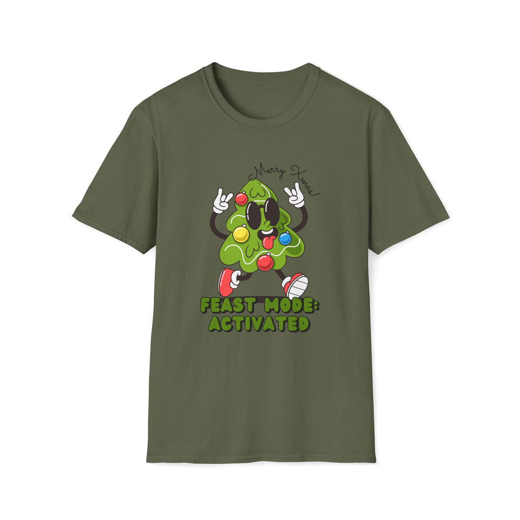 Christmas Feast Mode Activated - Unisex Softstyle T-Shirt