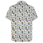 All About Space Women's Collared Pocketless Short Sleeve Shirt